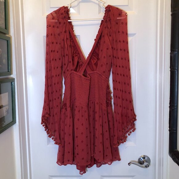 Free People Red Mini Dress - Picture 10 of 14